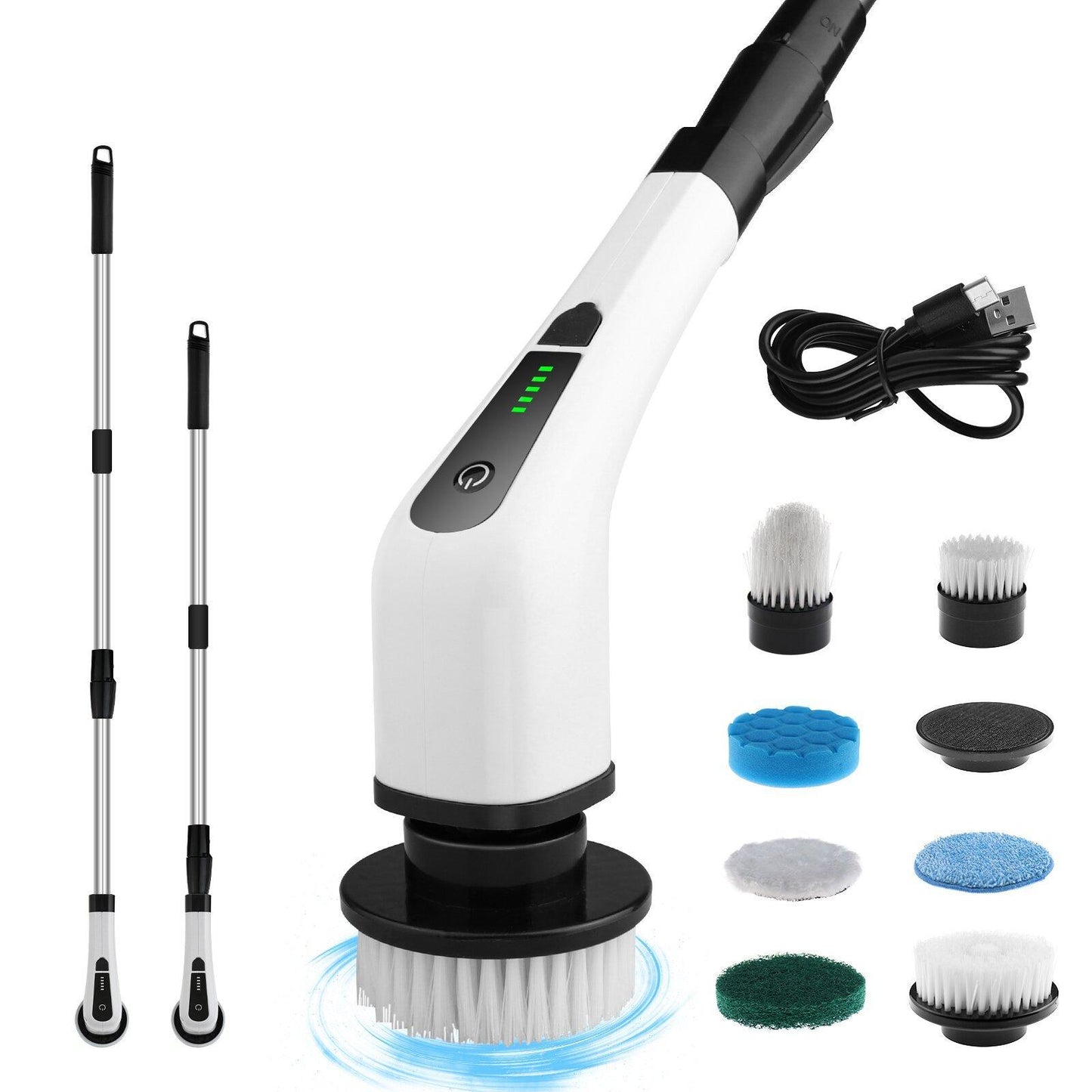 Electric Cleaning Brush - Rechargeable Power Scrubber for Home