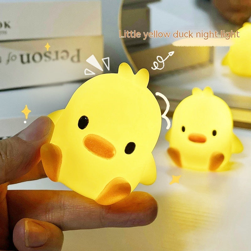 Yellow Duck Night Lamp - Cute Bedside Light