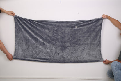 USB Heated Blanket Poncho - 59x31in Electric Shawl with Zipper