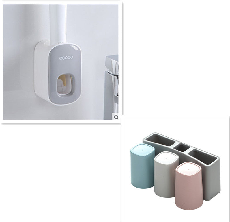 Wall Mounted Toothpaste Dispenser - Automatic Bathroom Organizer