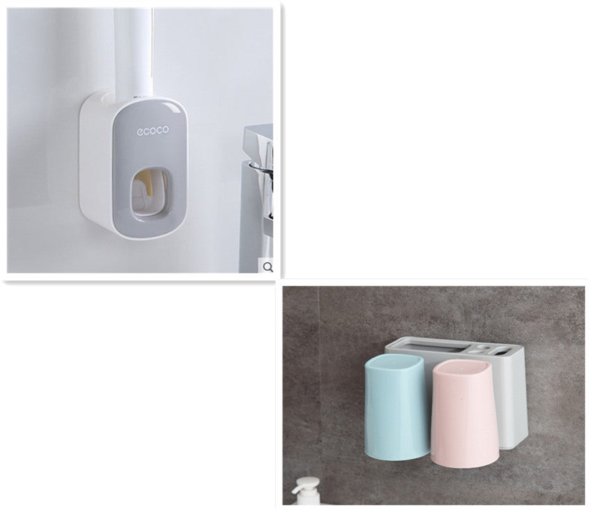 Wall Mounted Toothpaste Dispenser - Automatic Bathroom Organizer