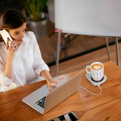 Electric Coffee Mug Warmer - Auto Shut Off USB