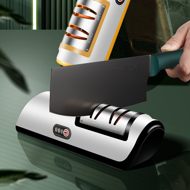 USB Electric Knife Sharpener - Auto Kitchen Tool