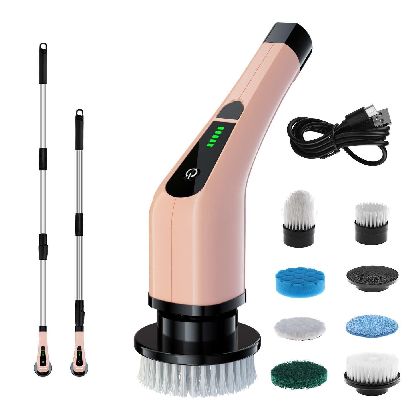 Electric Cleaning Brush - Rechargeable Power Scrubber for Home