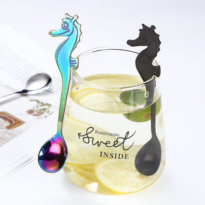 Creative Stainless Steel Seahorse Coffee Spoon