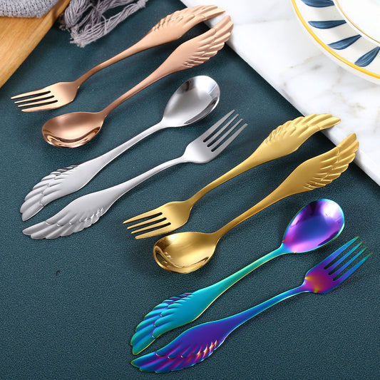 Angel Wing Spoon - Stainless Steel Decorative Spoon