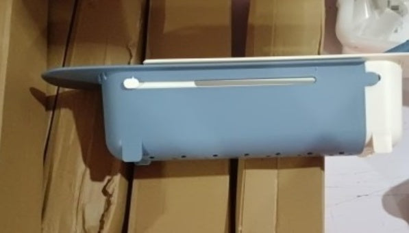 New Kitchen Telescopic Drain Sink Rack & Basket