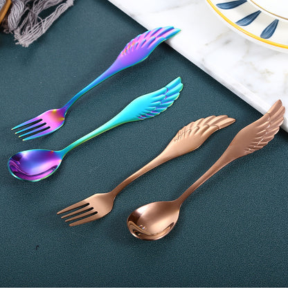 Angel Wing Spoon - Stainless Steel Decorative Spoon