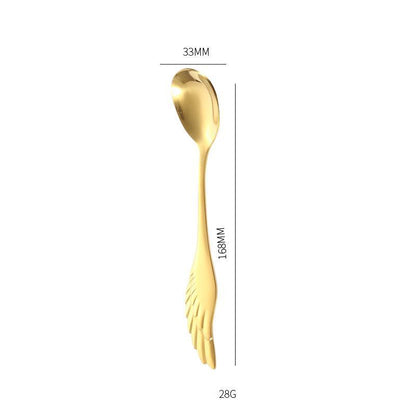 Angel Wing Spoon - Stainless Steel Decorative Spoon