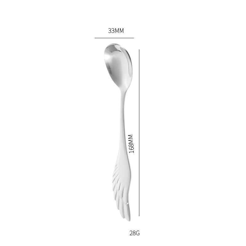 Angel Wing Spoon - Stainless Steel Decorative Spoon