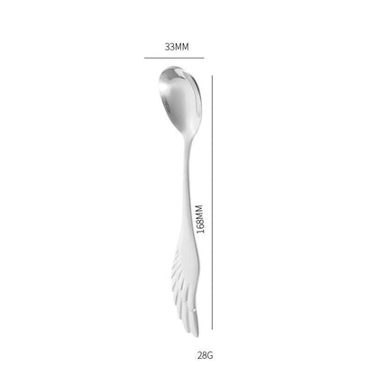 Angel Wing Spoon - Stainless Steel Decorative Spoon