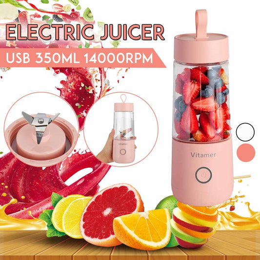 Portable Blender 350ml - USB Rechargeable Smoothie Maker