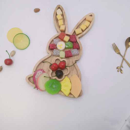 Creative Cartoon Wooden Christmas Tray Easter Tray
