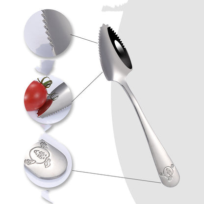Baby Food Spoon - Soft Silicone Feeding Spoon